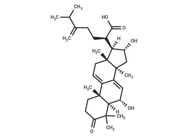 6alpha-Hydroxypolyporenic acid C Chemical Structure
