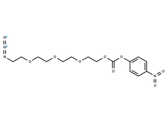 Azido-PEG4-4-nitrophenyl carbonate Chemical Structure