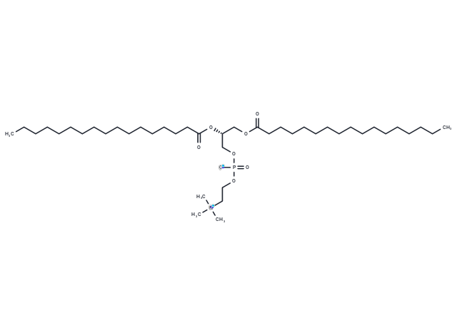 1,2-Diheptadecanoyl-sn-glycero-3-phosphorylcholine Chemical Structure