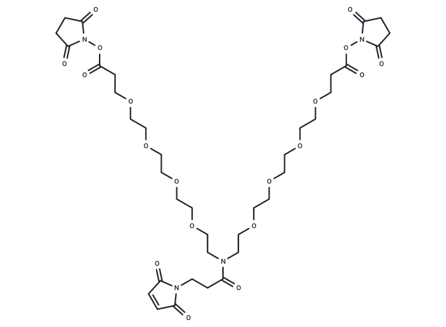 N-Mal-N-bis(PEG4-NHS ester) Chemical Structure