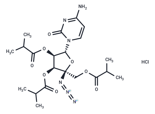 Balapiravir hydrochloride Chemical Structure