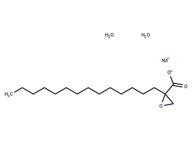 Palmoxirate sodium hydrate Chemical Structure