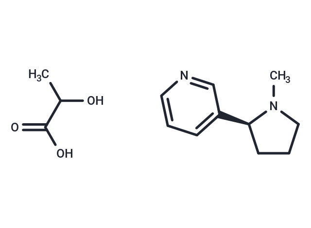 Nicotine lactate Chemical Structure