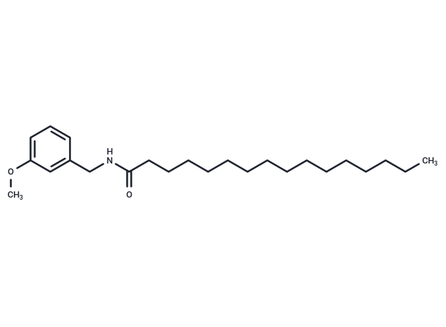 N-(3-Methoxybenzyl)Palmitamide Chemical Structure