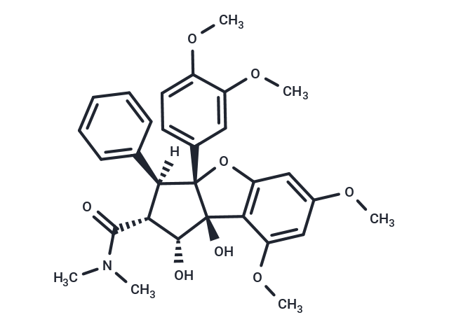 3'-Methoxyrocaglamide Chemical Structure