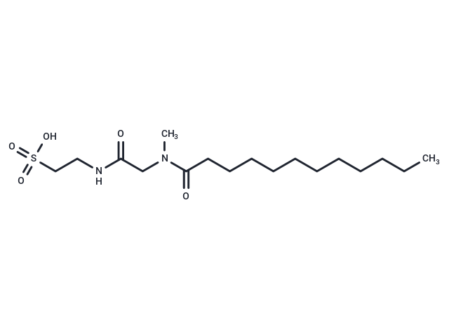 Laurylsarcosyltaurine Chemical Structure