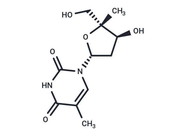 4’-Methylthymidine Chemical Structure