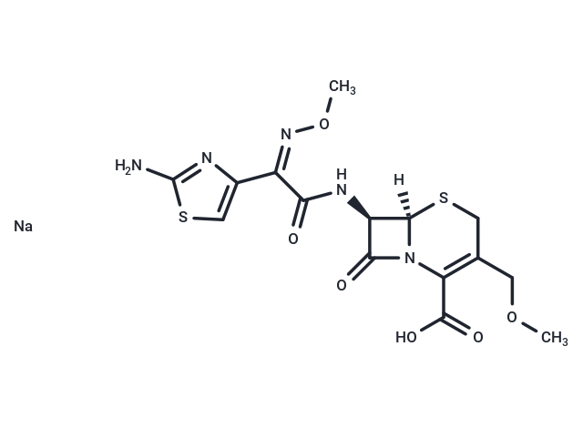Cefpodoxime sodium Chemical Structure