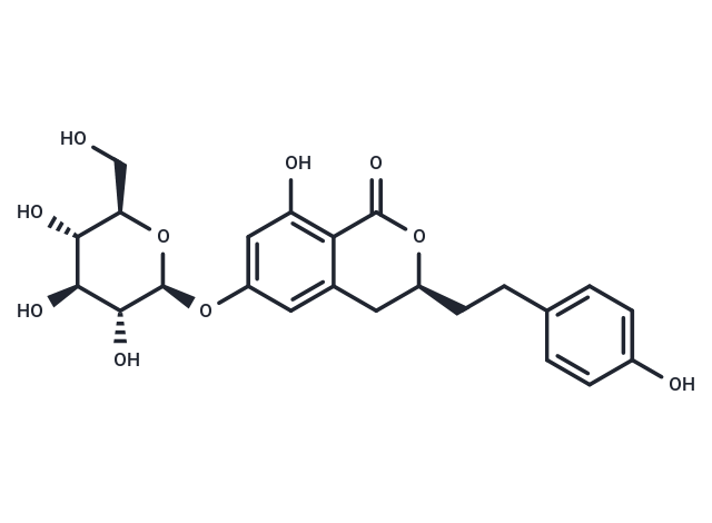 Demethylagrimonolide 6-O-glucoside Chemical Structure