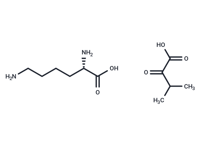 Lysine alpha-ketoisovalerate Chemical Structure