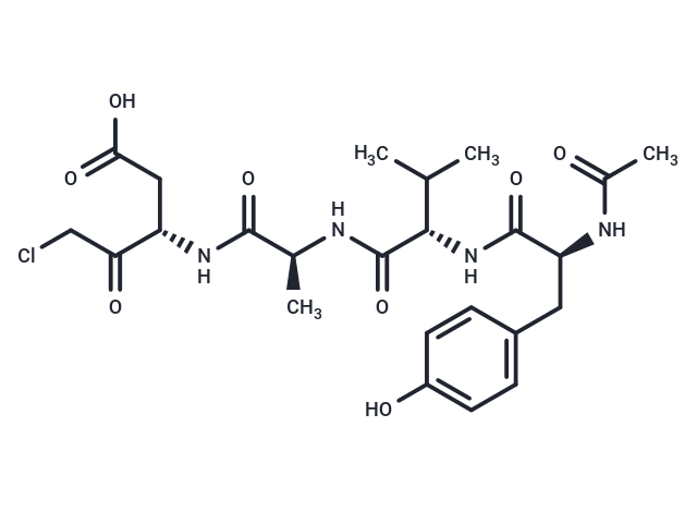 TargetMol Chemical Structure Ac-YVAD-CMK