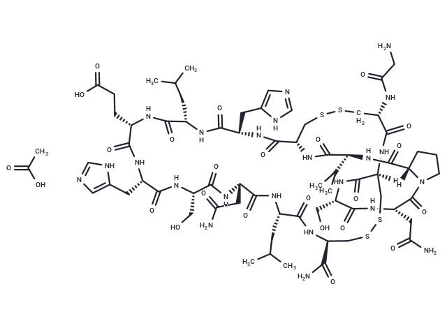 TargetMol Chemical Structure α-Conotoxin MII acetate