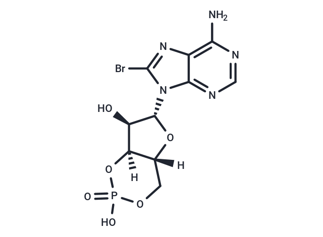 8-bromo-Cyclic AMP Chemical Structure