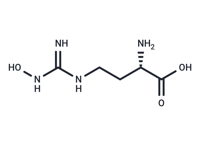 Nω-Hydroxy-nor-L-Arginine Dihydrochloride Chemical Structure