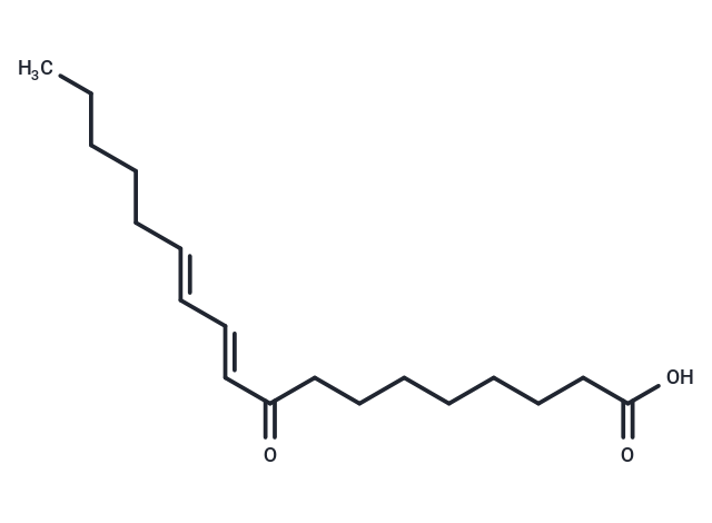 9-Oxooctadeca-10,12-dienoic acid Chemical Structure