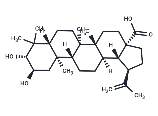 Alphitolic acid Chemical Structure