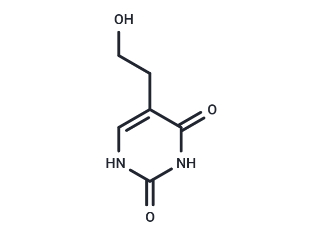 5-(2-Hydroxyethyl)uracil Chemical Structure
