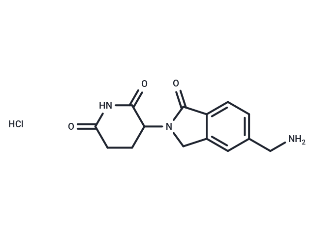 Lenalidomide-5-aminomethyl hydrochloride Chemical Structure