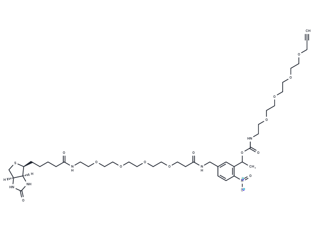 Biotin-PEG4-PC-PEG4-alkyne Chemical Structure