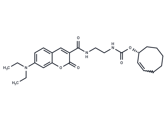 Coumarin-C2-TCO Chemical Structure