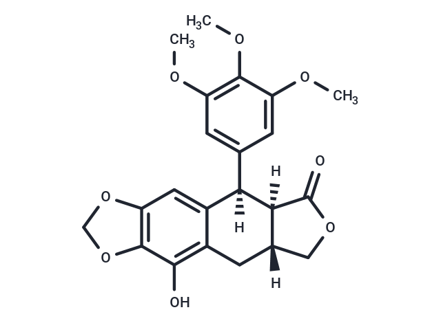 (-)-beta-Peltatin Chemical Structure