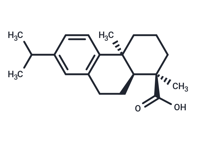 (+)-Dehydroabietic acid Chemical Structure