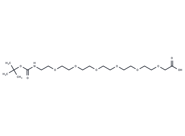 Boc-NH-PEG6-CH2COOH Chemical Structure