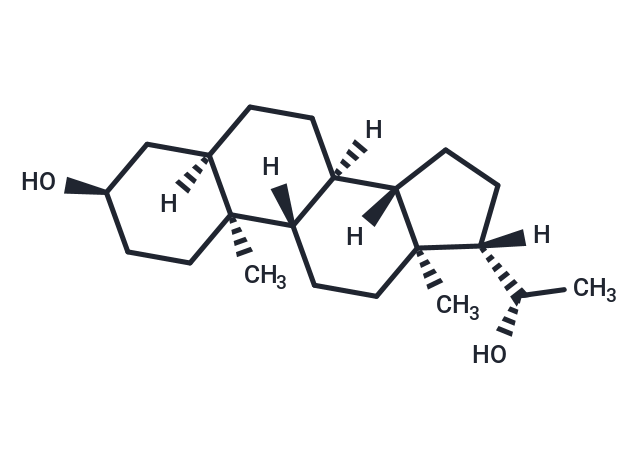 Pregnanediol Chemical Structure
