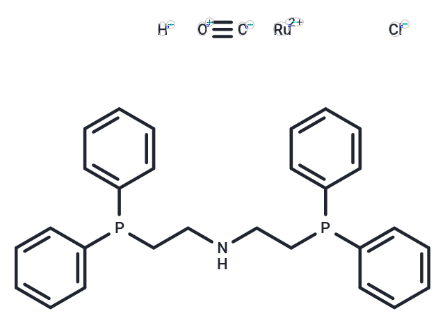 Carbonylchlorohydrido[bis(2-(diphenylphosphinoethyl)amino]ruthenium(II) Chemical Structure