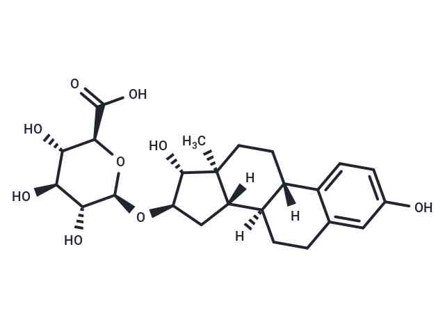 Estriol 16α-(β-D-glucuronide) Chemical Structure