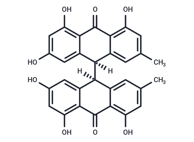 cis-Emodin bianthrone Chemical Structure