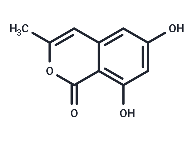 6,8-Dihydroxy-3-methylisocoumarin Chemical Structure