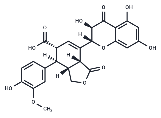 Silyamandin Chemical Structure