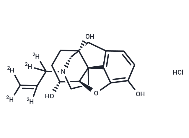6-beta-Naloxol D5 hydrochloride Chemical Structure