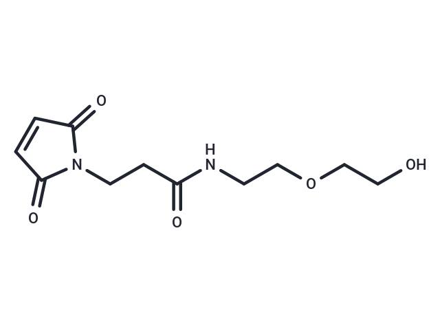m-PEG12-Mal Chemical Structure
