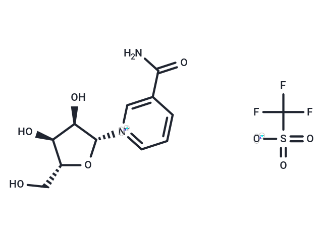 Nicotinamide Riboside Triflate Chemical Structure