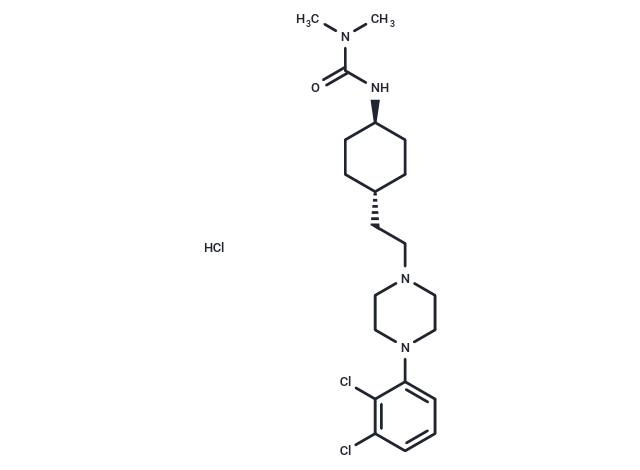 TargetMol Chemical Structure Cariprazine hydrochloride