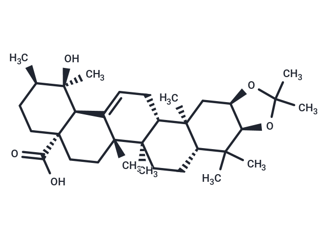 2,3-O-Isopropylidenyl euscaphic acid Chemical Structure