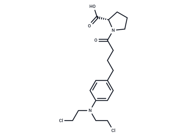 Chlorambucyl-proline Chemical Structure