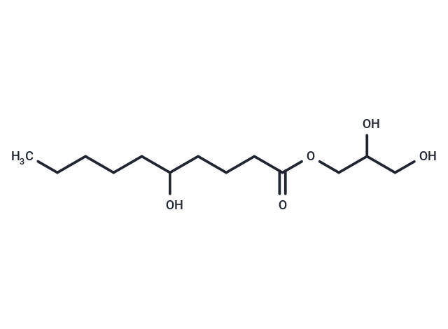 Glyceryl 5-hydroxydecanoate Chemical Structure