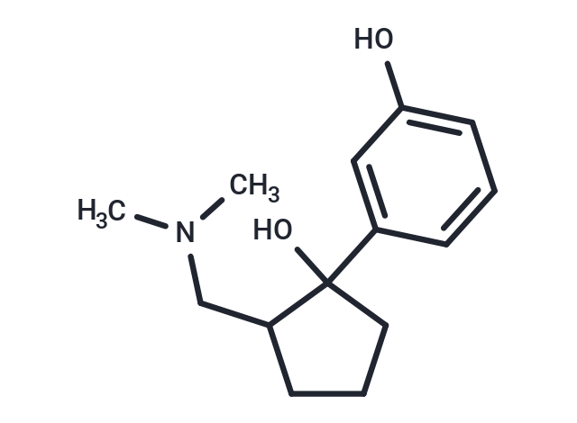 Phenol, m-(2-(dimethylaminomethyl)-1-hydroxycyclopentyl)- Chemical Structure
