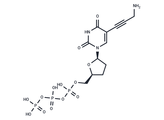 5-Propargylamino-ddUTP Chemical Structure