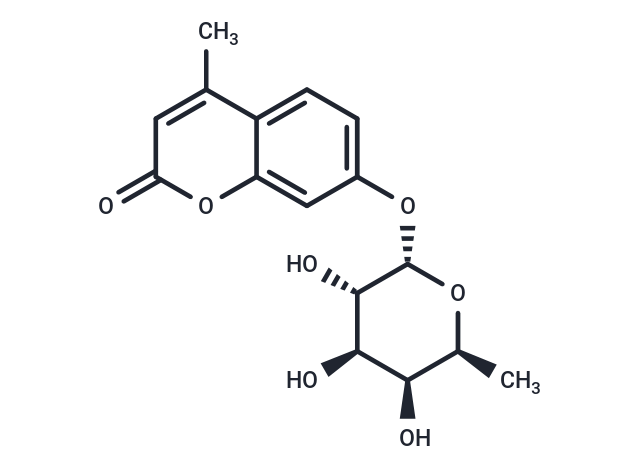 4-Methylumbelliferyl-α-L-Fucopyranoside Chemical Structure