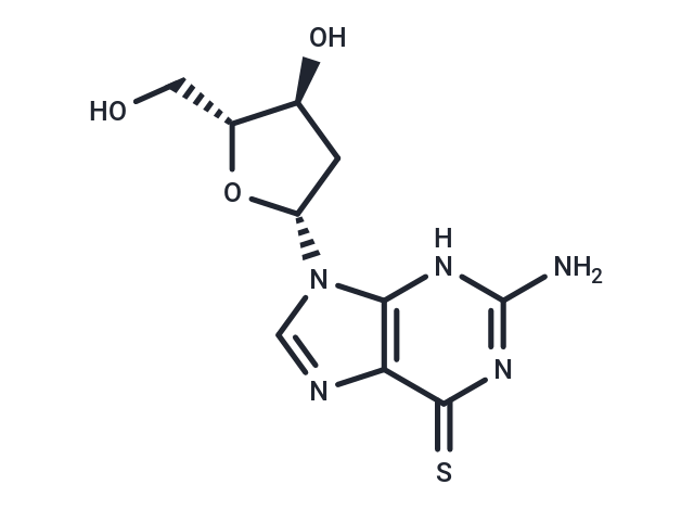 6-Thio-2'-Deoxyguanosine Chemical Structure