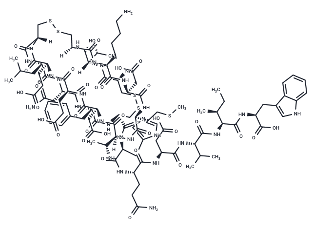 [Lys4] Sarafotoxin S6c Chemical Structure