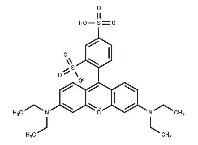 Lissamine rhodamine B Chemical Structure