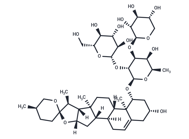 Saponin C from Liriope muscari Chemical Structure
