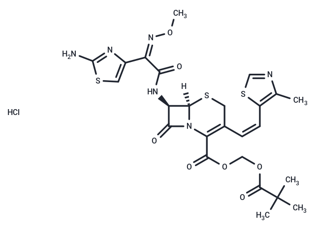 Cefditoren Pivoxil HCl Chemical Structure