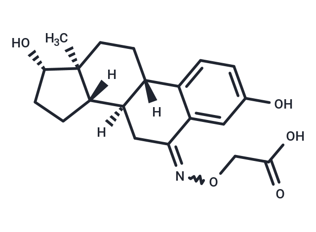 β-Estradiol-6-one 6-(O-carboxymethyloxime) Chemical Structure