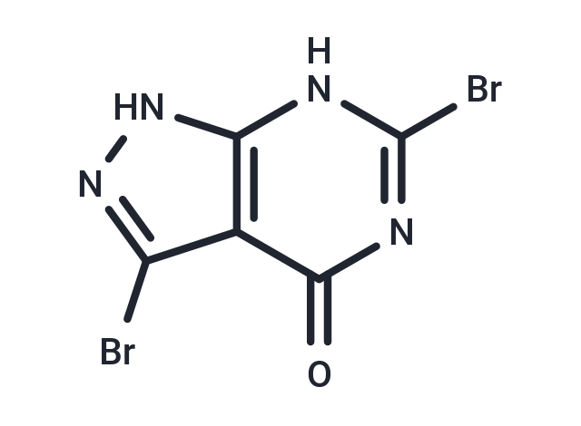 3,6-Dibromopyrazolo[3,4-d]pyrimidin-4(5H)-one Chemical Structure